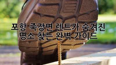 포항 죽장면 렌트카🚗: 숨겨진 명소 찾는 완벽 가이드!